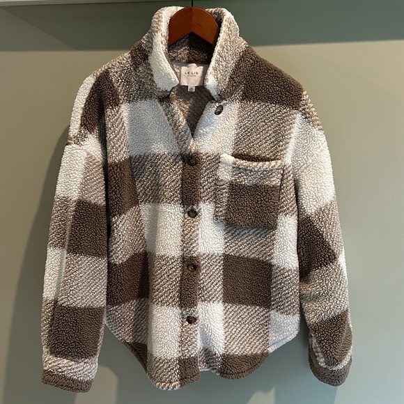 LE LIS fleece jacket button down - Picture 2 of 10
